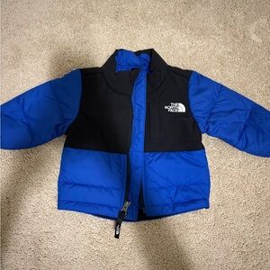 The North Face Infant 3-6 Months Puffer Jacket in Blue and Black